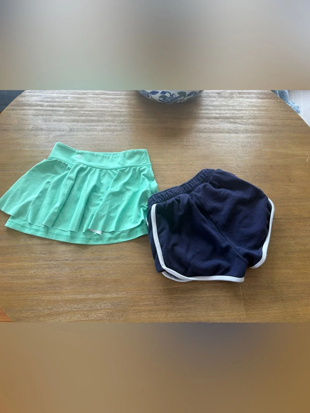 GAP Kids Navy Shorts & Mint Tennis Skort  size S 6/7